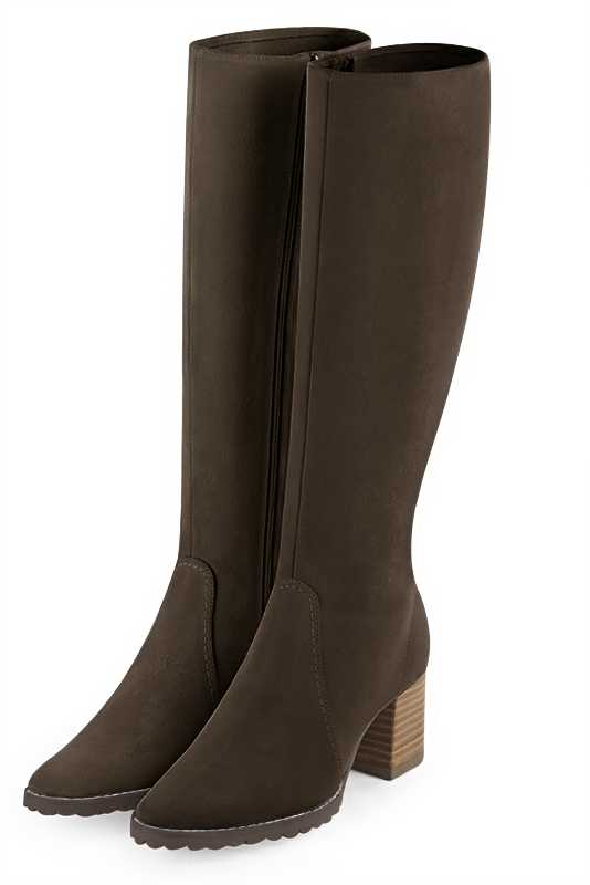 Bottes femme marron discount talon